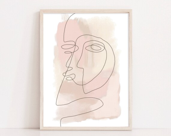 Abstract Line Art Minimalist Line Art Modern Abstract Art Abstract Wall Art Minimalist Print Living Room Wall Art Wall Decor