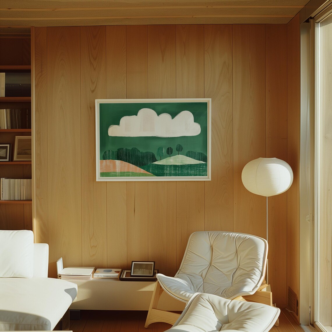 Modern Abstract Landscape, Minimalist Nature Print - Image 2