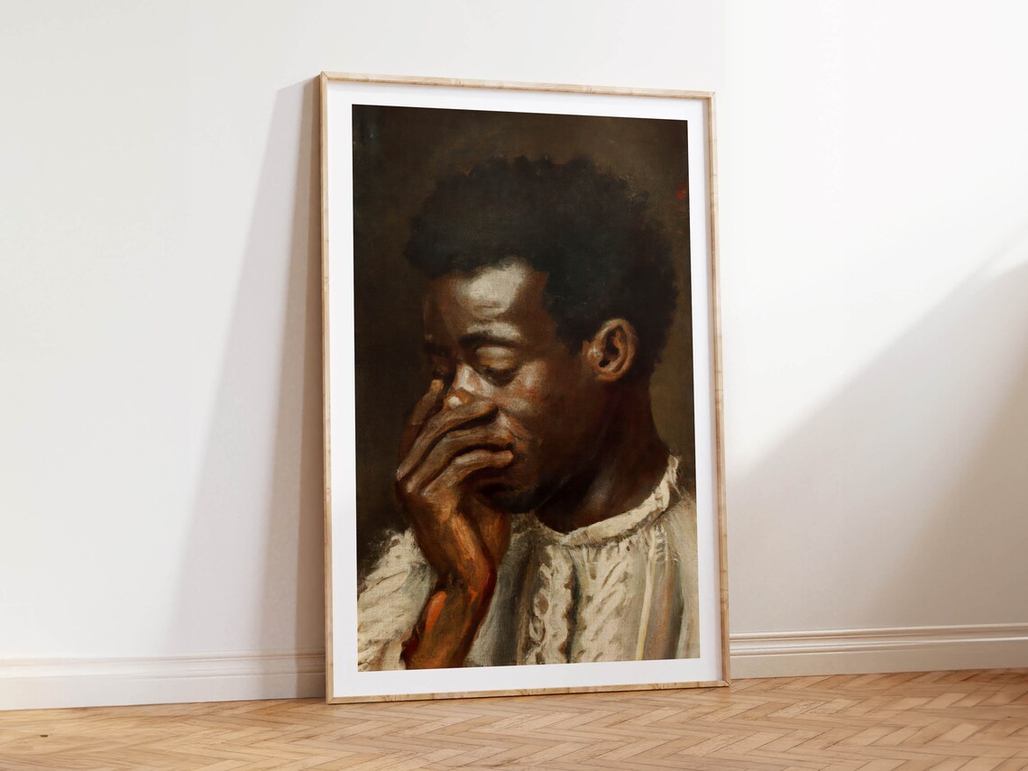 Funny Bathroom Art, Vintage Midcentury Poster Print