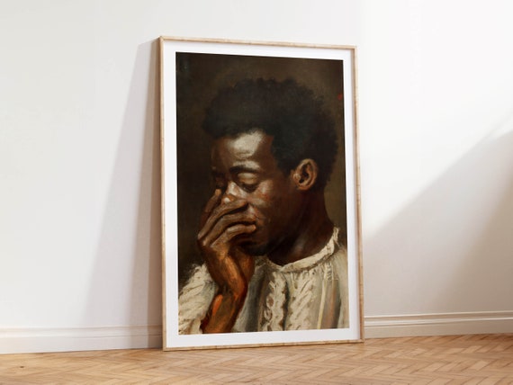 Funny Bathroom Art, Vintage Midcentury Poster Print