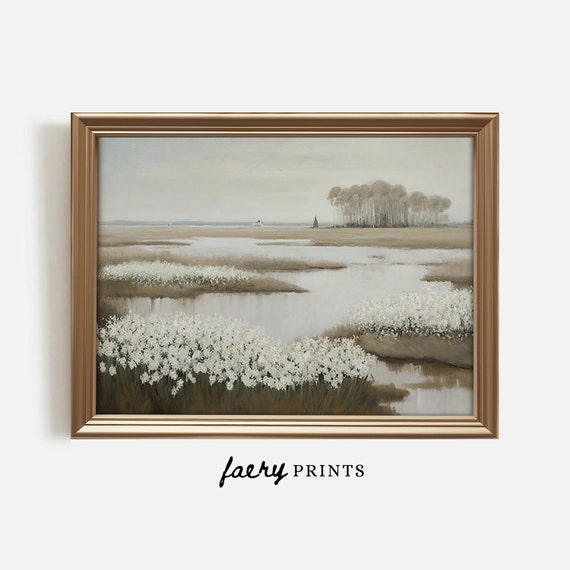 Country Meadow Spring Wall Art Print