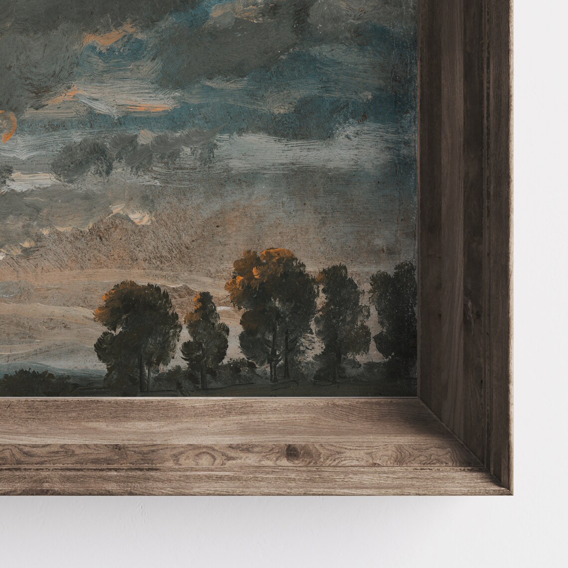 Cloud Study Art Print, Dramatic Sky Landscape - Image 2