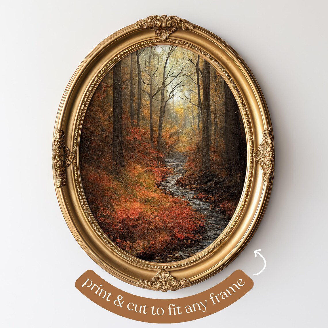Autumn Forest Print, Fall Home Decor Wall Art - Image 4