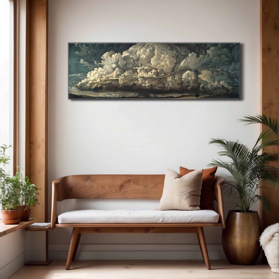 Giant Cloud Art, Moody Horizontal Sky Art Print - Image 4