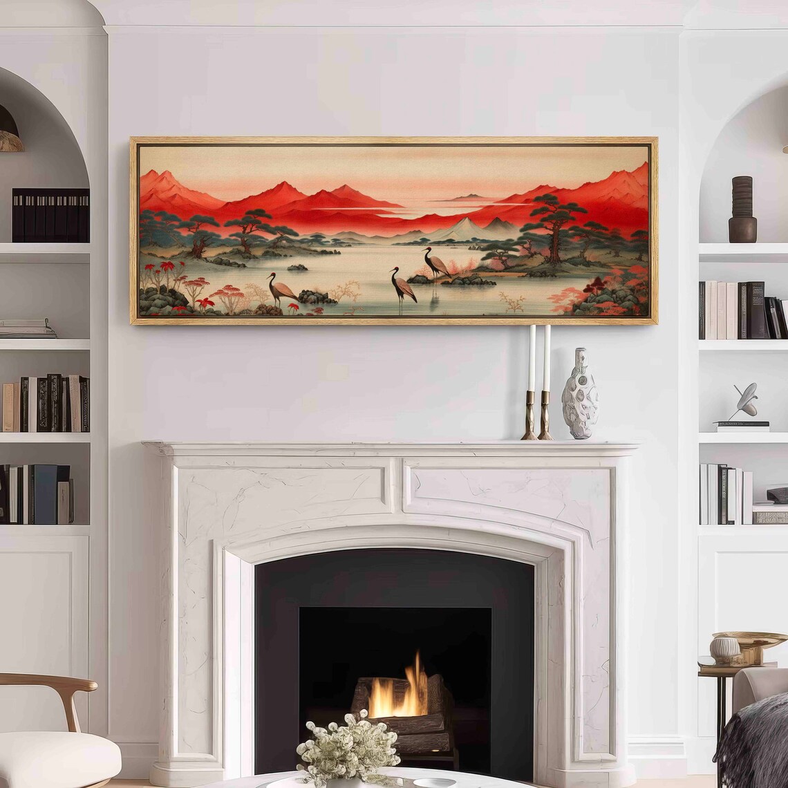 Vintage Japanese Wall Art, Horizontal Art Print - Image 3