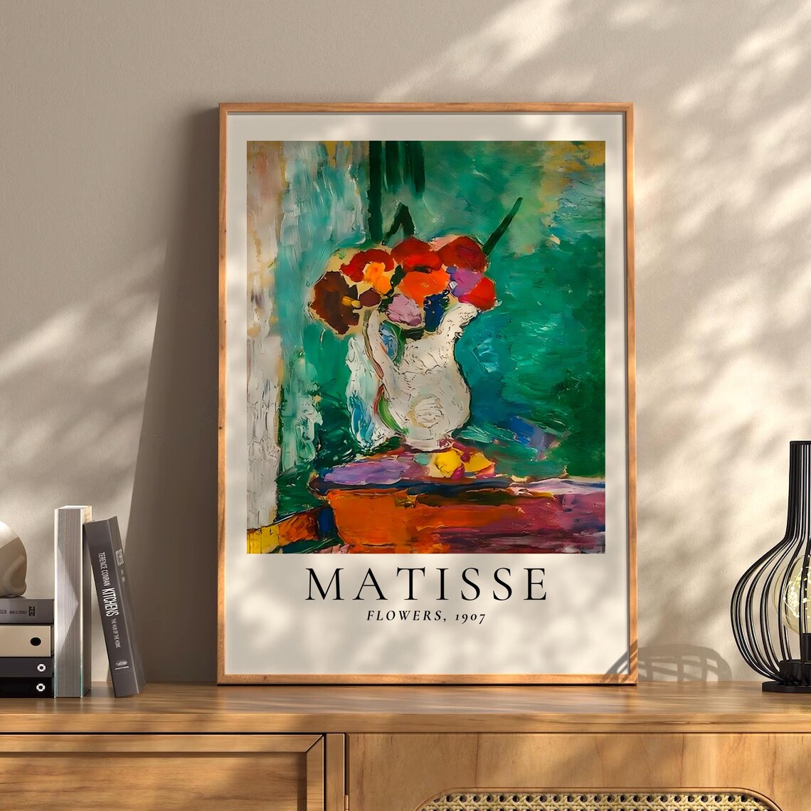 Henri Matisse Flower Boho Style Exhibition Poster Eclectic Prints Gallery Wall Art Retro Trendy Instant