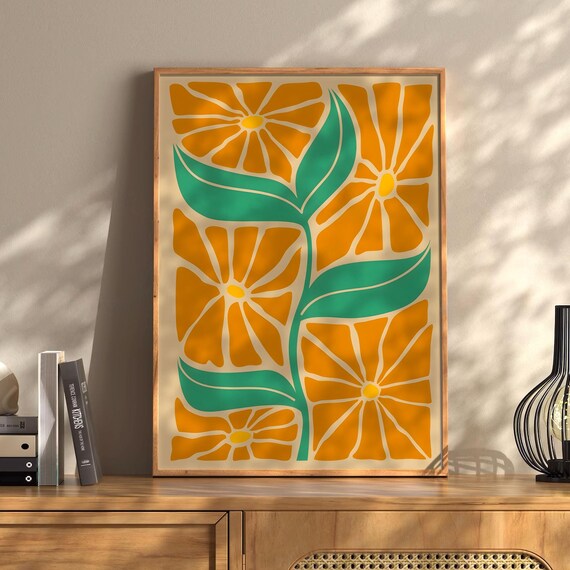 Henri Matisse Flower Boho Style Exhibition Poster Eclectic Prints Gallery Wall Art Retro Trendy Instant