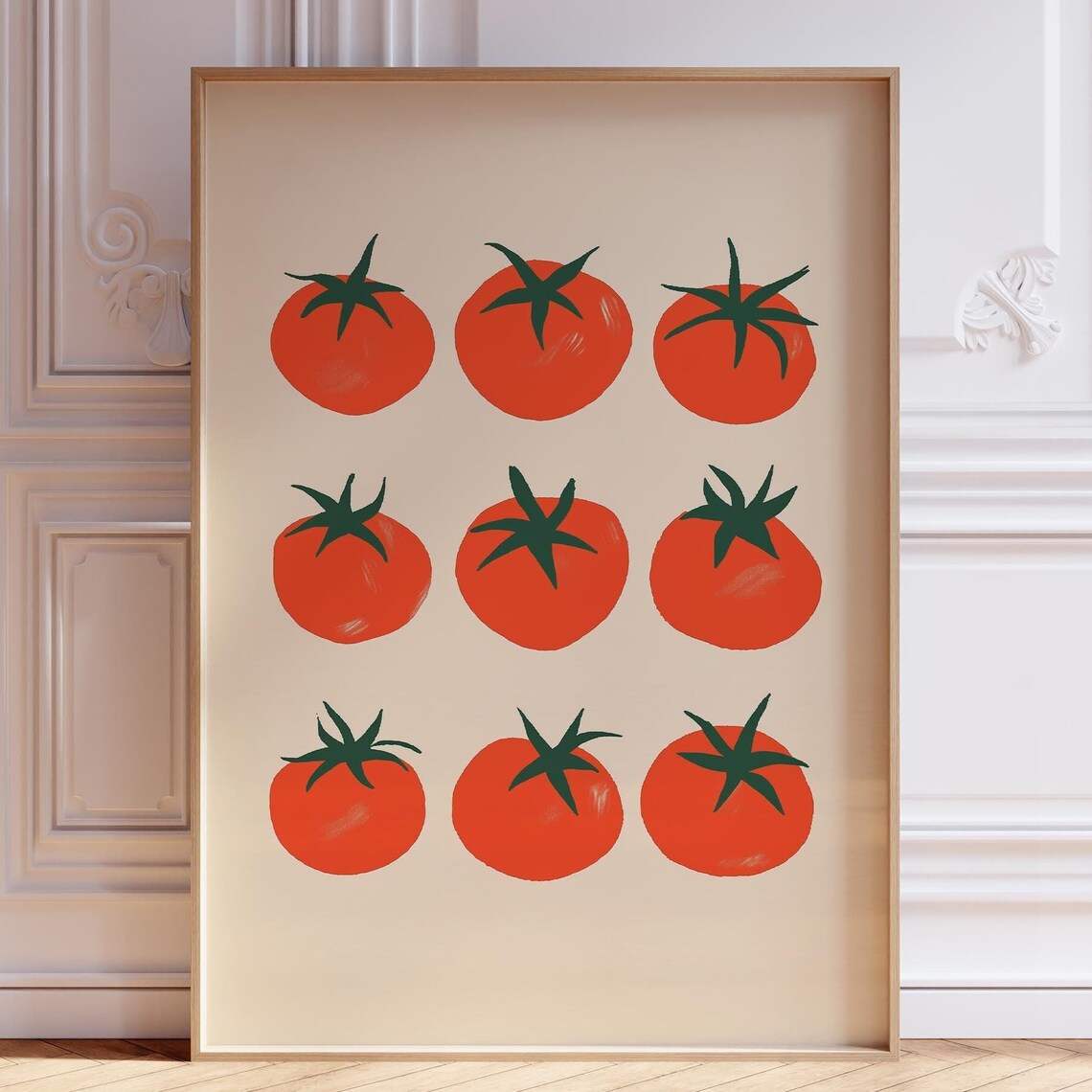 Vintage Tomato Poster, Italian Kitchen Art Print