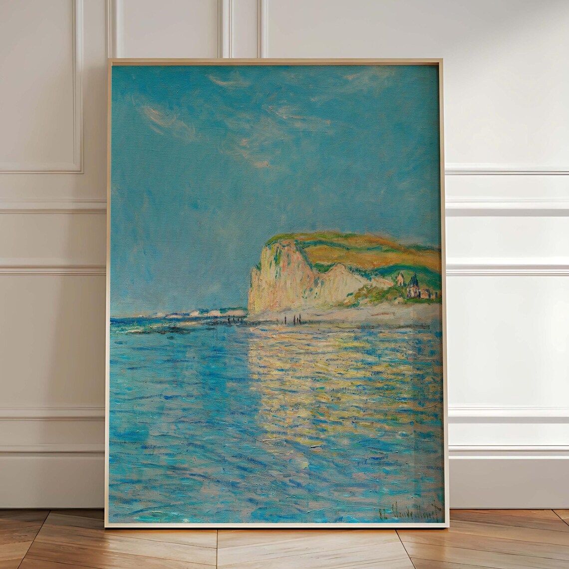 Claude Monet Impressionist Coastal Landscape Poster