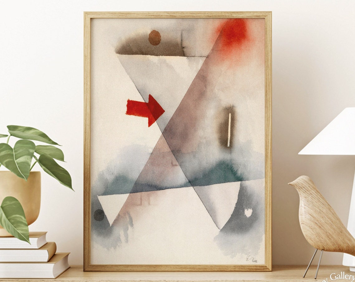 Paul Klee Chimes 1928 Abstract Watercolor Geometric Fine Art Print
