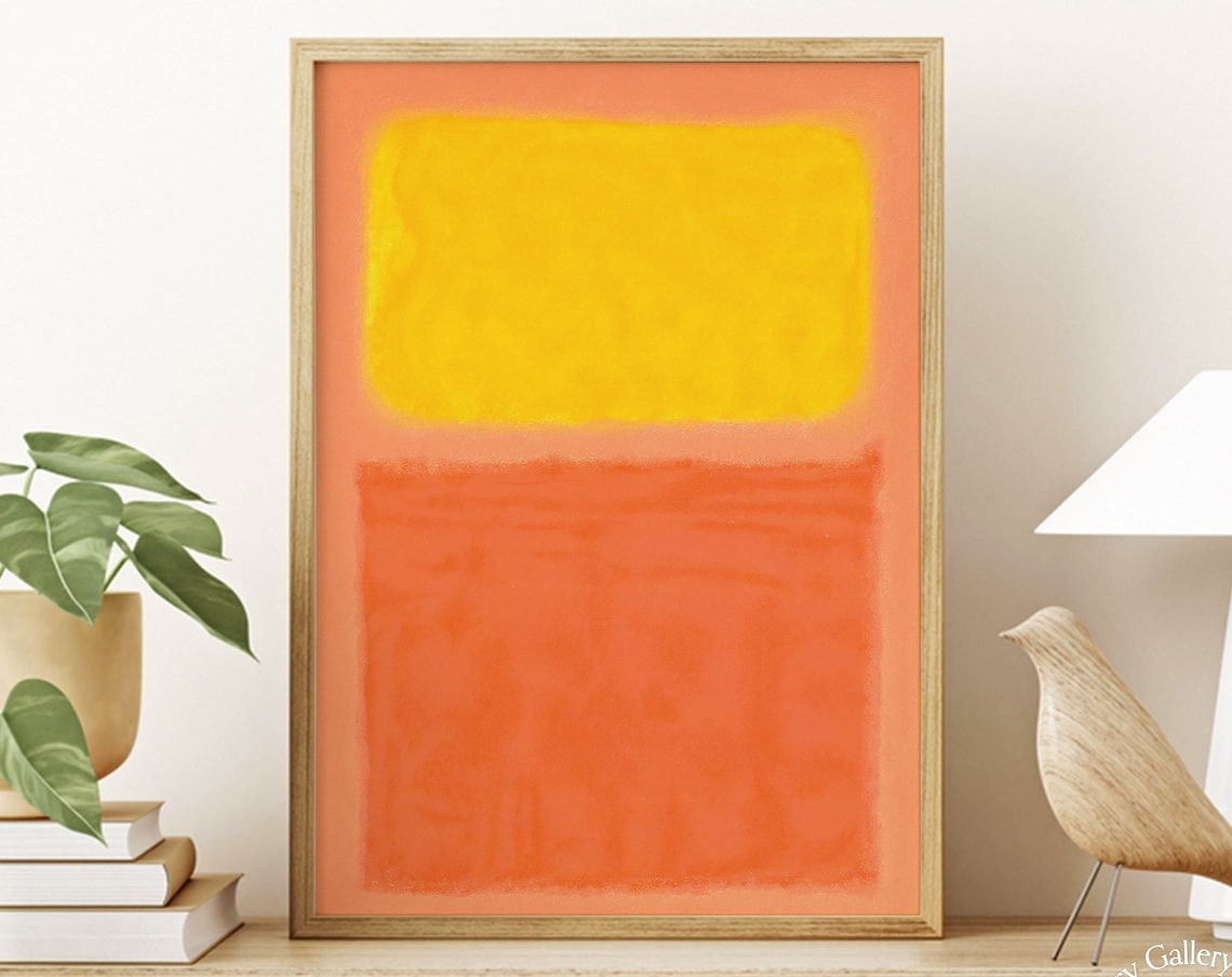 Mark Rothko Retrospective Exhibition Poster