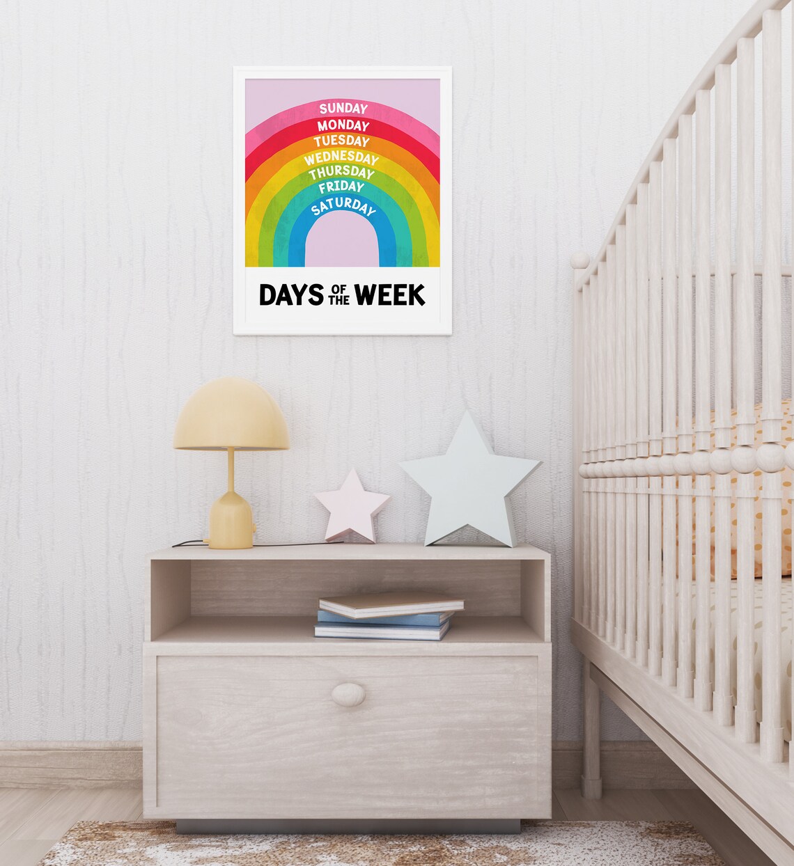 Rainbow Days of the Week Nursery Classroom Poster - Image 3