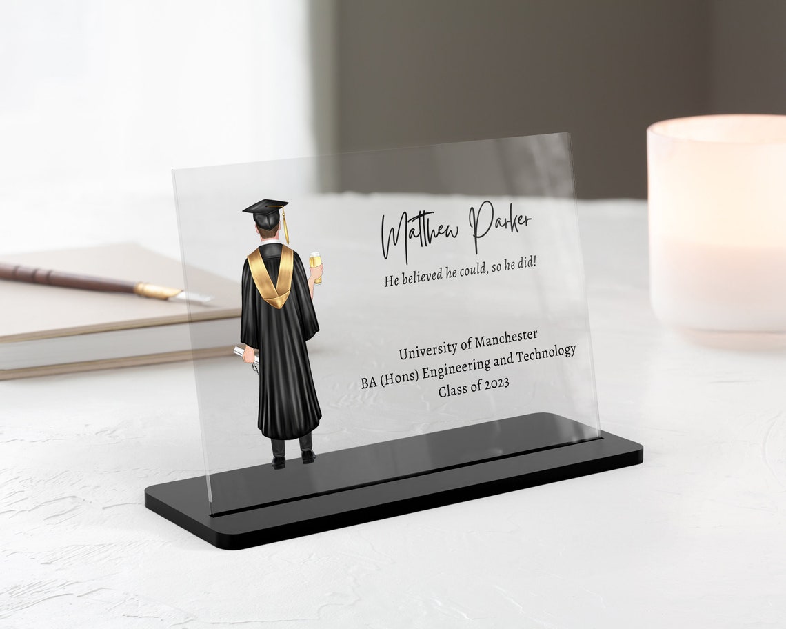 Graduation Gifts For Him Personliased Graduation Gifts Graduation Plaque Graduation Gifts For Friends Congratulations Graduation Gift