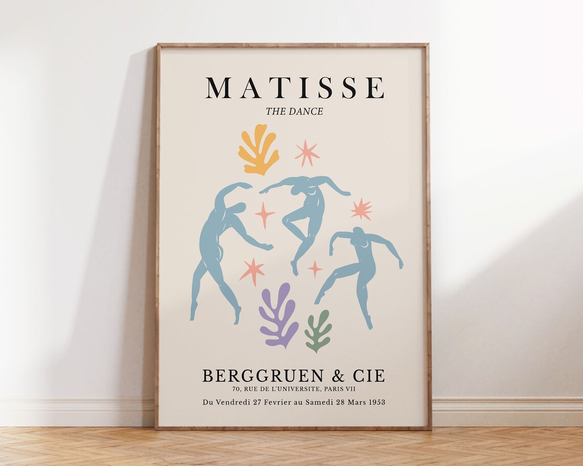 Matisse The Dance Exhibition Poster Art Print
