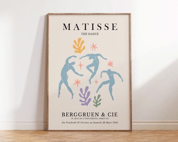 Matisse The Dance Exhibition Poster Art Print