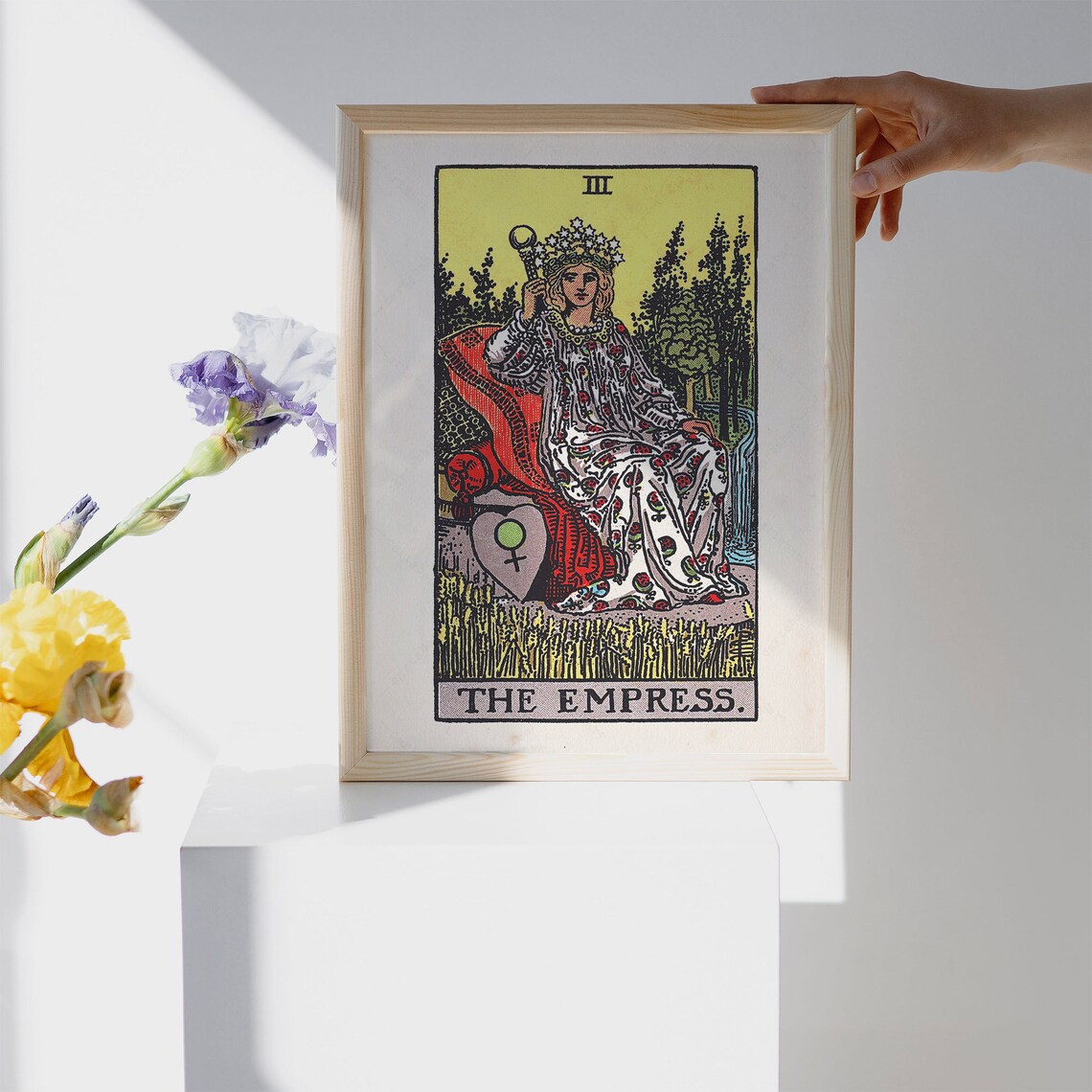 The Empress Tarot Card Art Print, Rider-Waite Smith - Image 2
