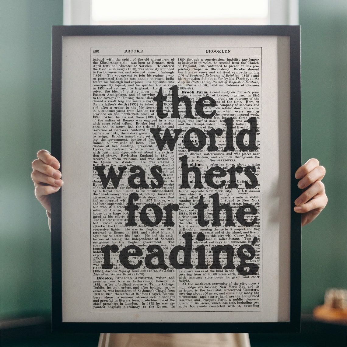Betty Smith The World Was Hers For The Reading Dictionary Quote Poster - Image 3