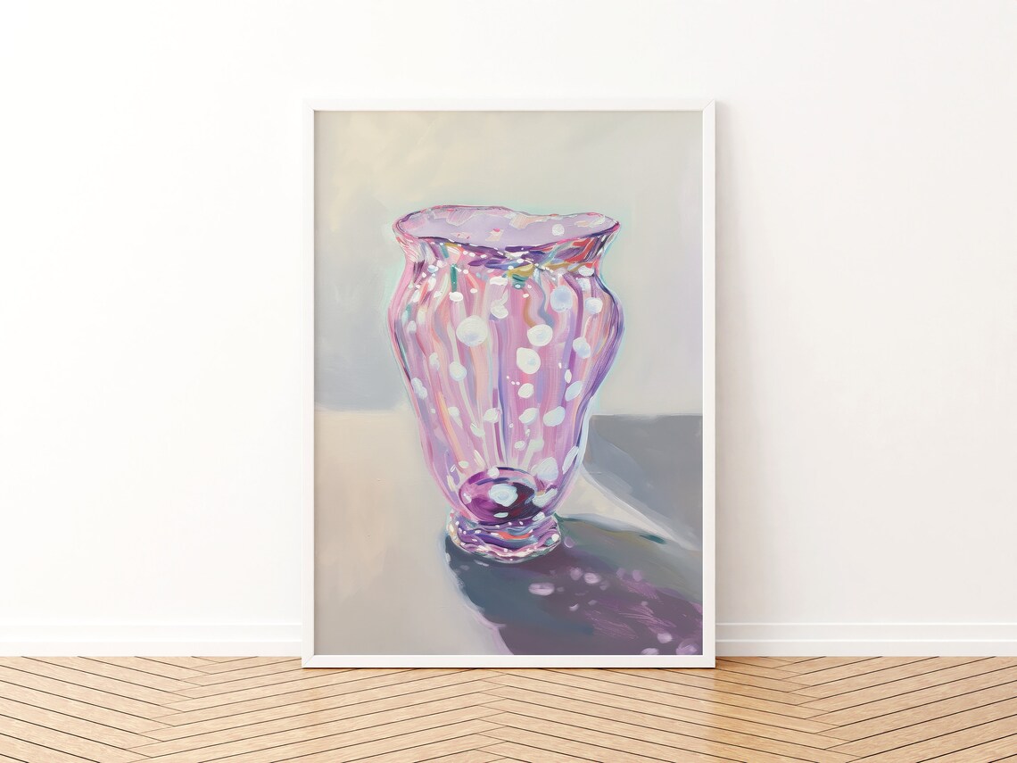 Eclectic Vase Print, Danish Pastel Apartment Decor - Image 3