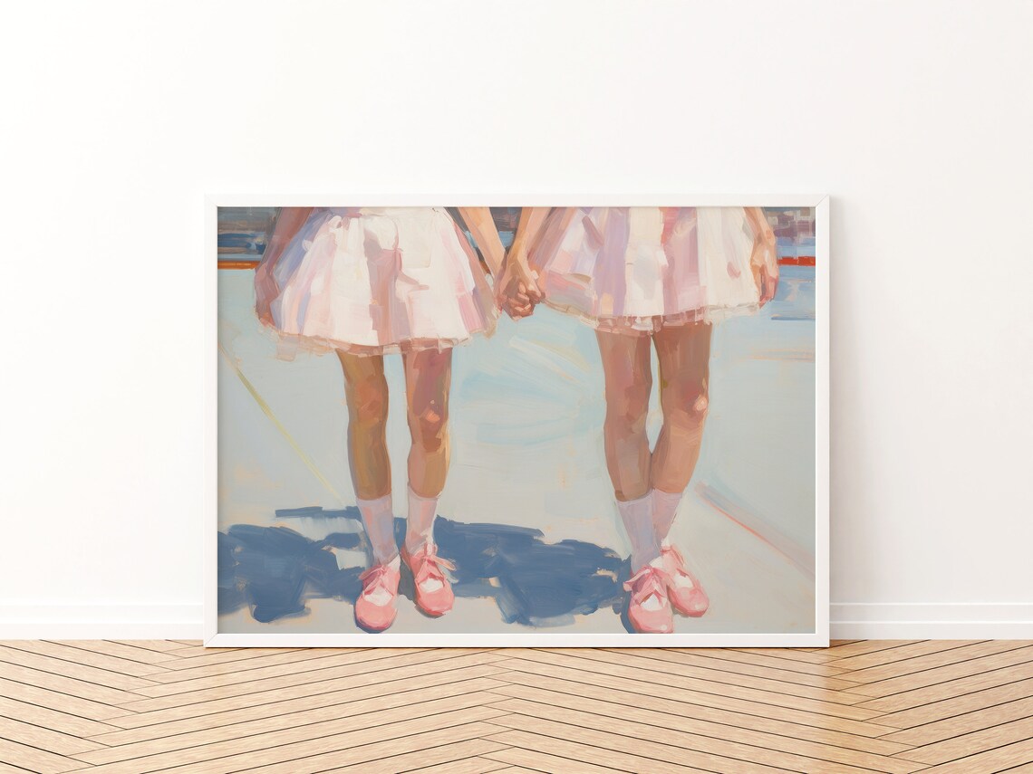 Pastel Pink Balletcore Aesthetic Art Print - Image 2