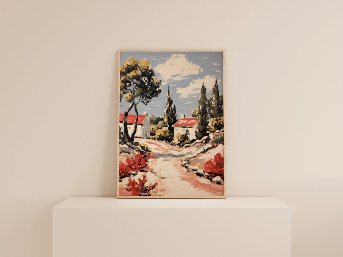 Rustic French Country Art Print, Guest House Decor - Image 2