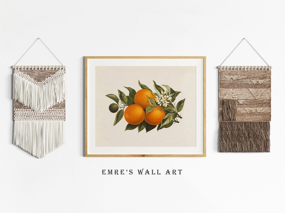 Orange Tree Print, Vintage Farmhouse Art Print - Image 2