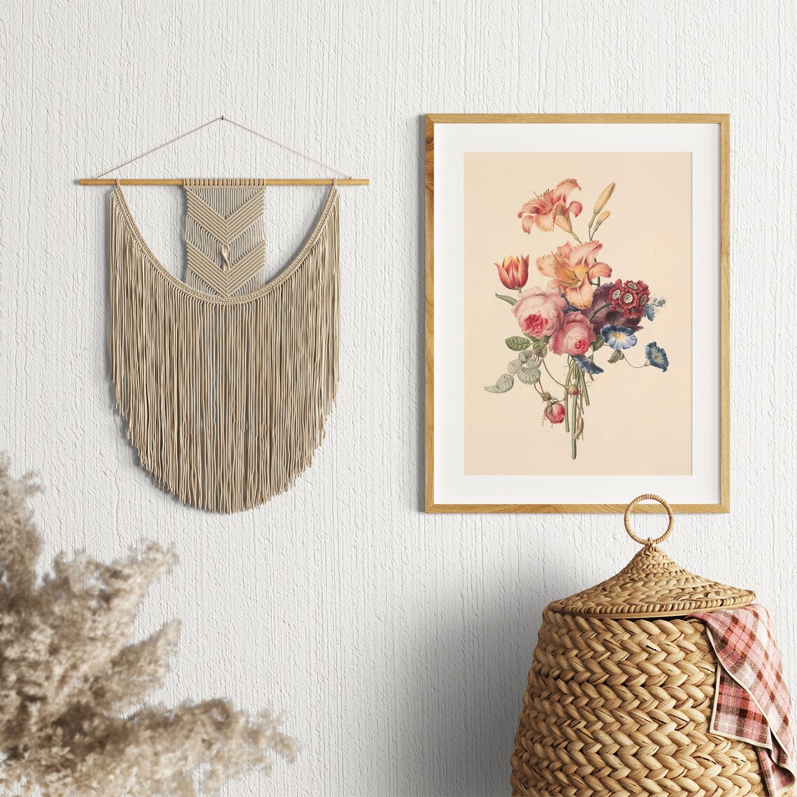 Vintage Floral Botanical Country Decor Art Print - Image 2
