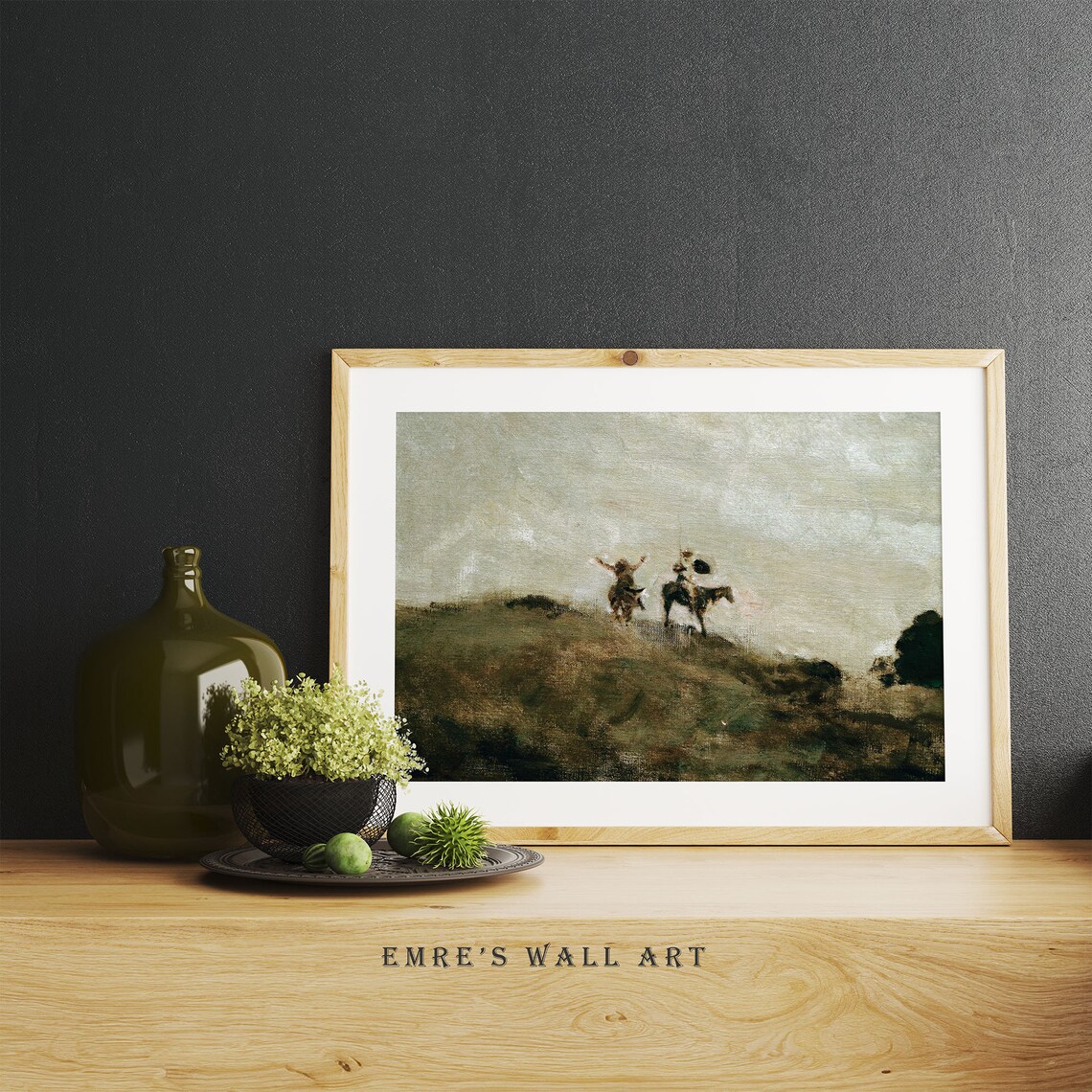 Don Quixote Vintage Figure Art Print, Kids Room Decor - Image 2