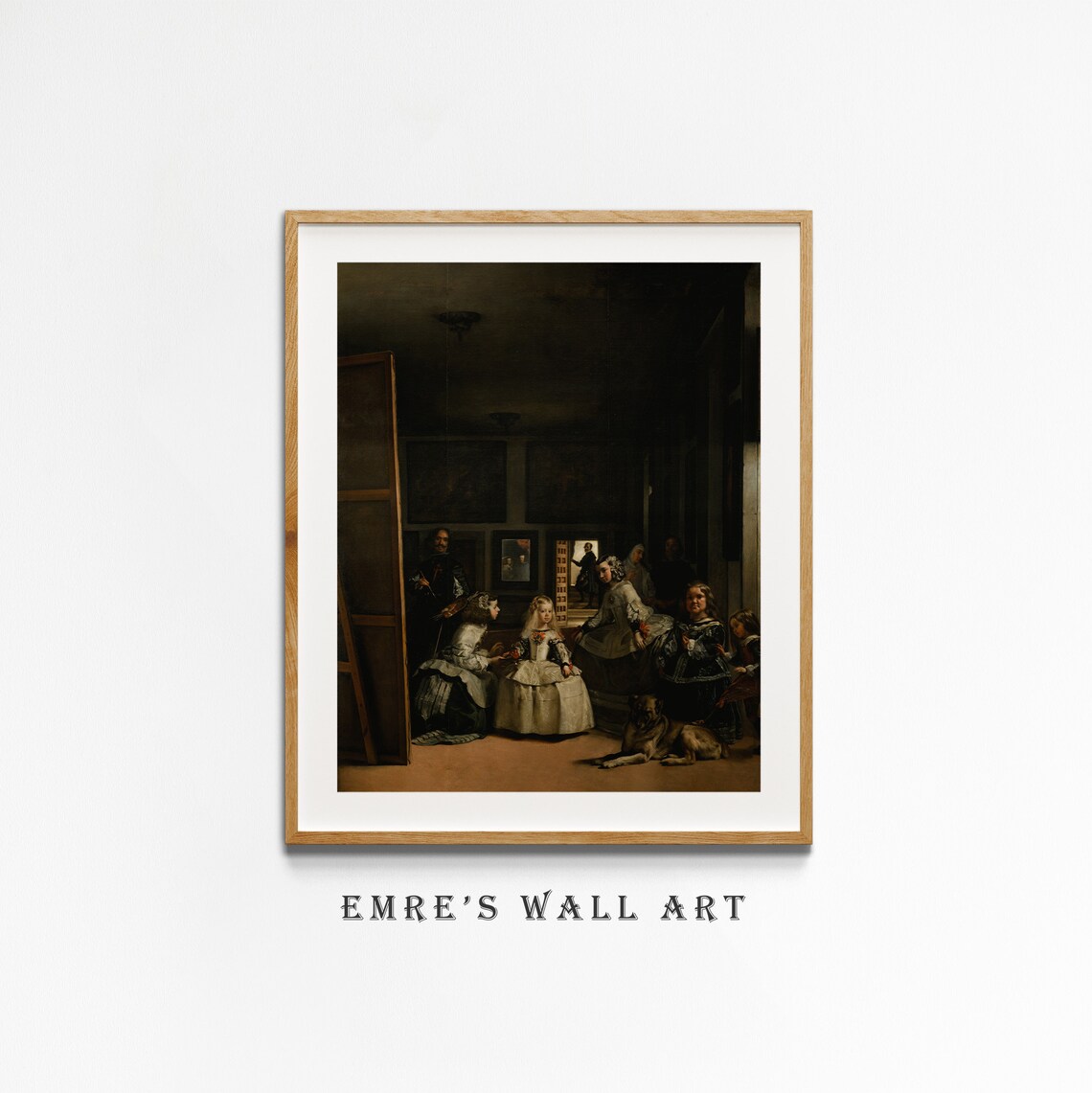 Diego Velazquez Las Meninas Court Masterpiece Baroque Oil Poster - Image 4