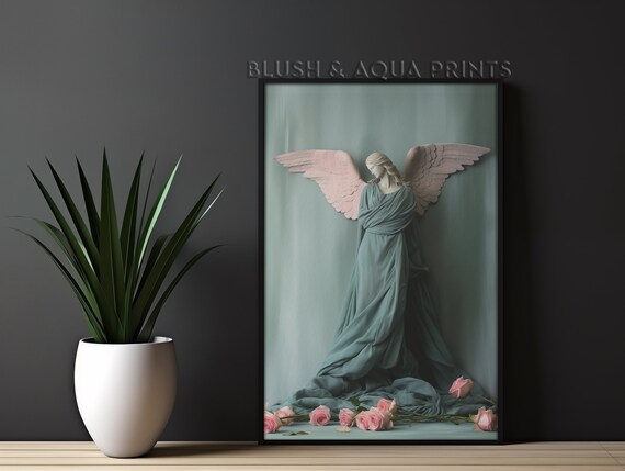 Maximalist Angel Art Prints Wall Trendy Preppy Room Decor Boho Bedroom