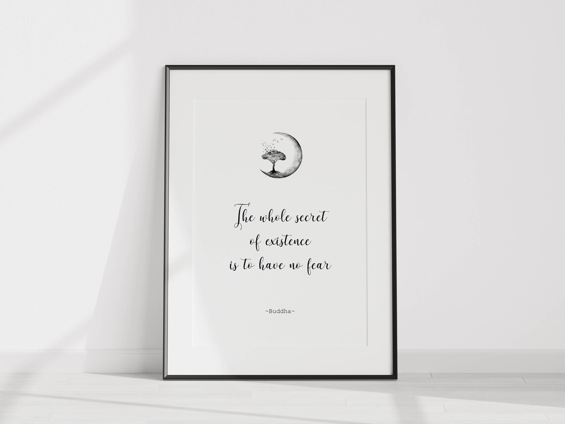 Buddha Self Confidence Quote Poster, Spiritual Wall Art - Image 2