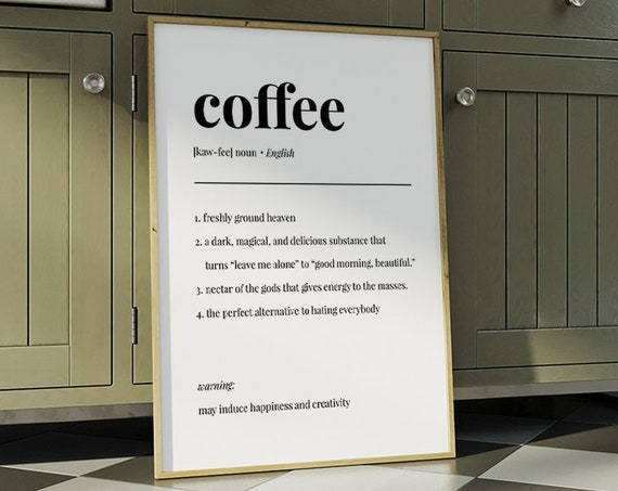 Coffee Bar Wall Art Boho Minimalist Prints Modern Art Bohominimalistdecor Trendy Coffee Art File