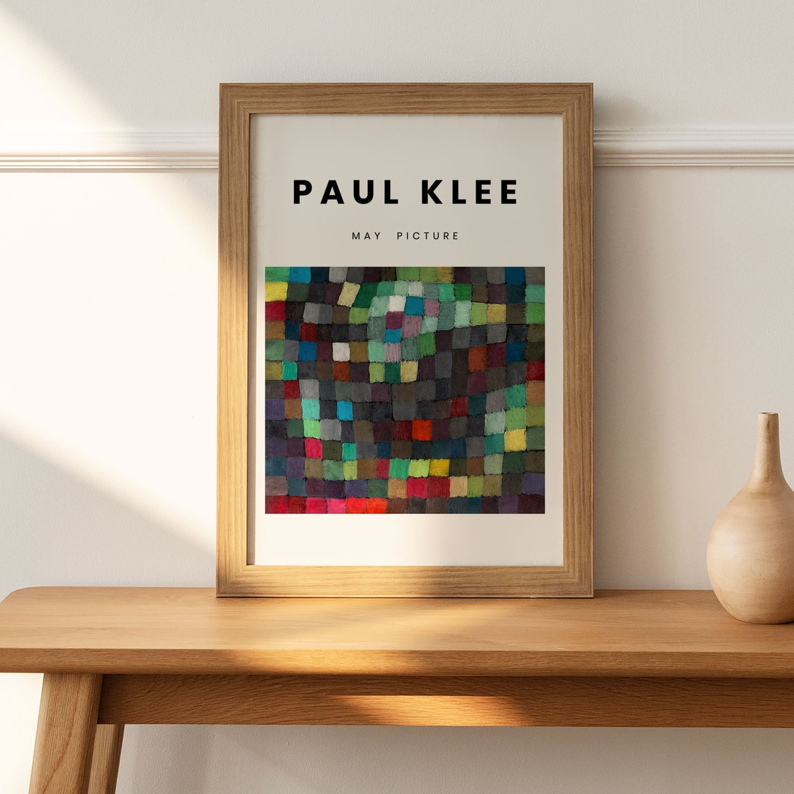 Paul Klee May Picture Colorful Grid Mosaic Abstract Art Poster - Image 2