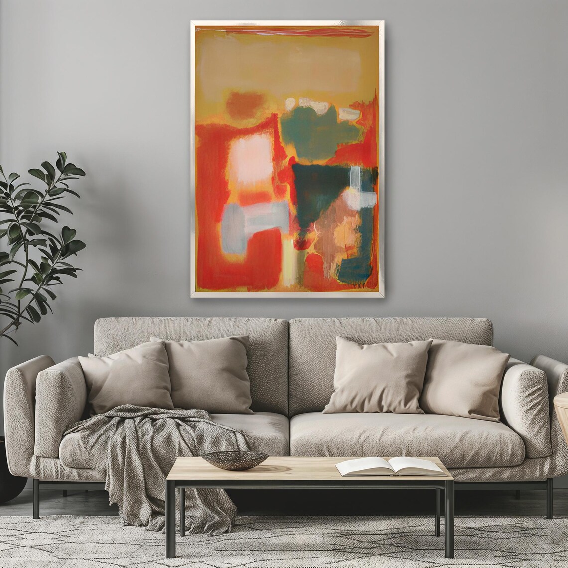 Mark Rothko Abstract Expressionist, Vintage Style - Image 3