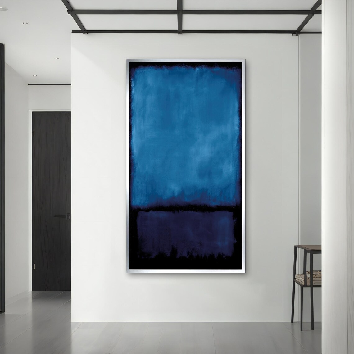 Mark Rothko Blue And Black Painting Modern Minimalist Wall Decor Large Painting Modern Home Decor Unique Gift - Image 3