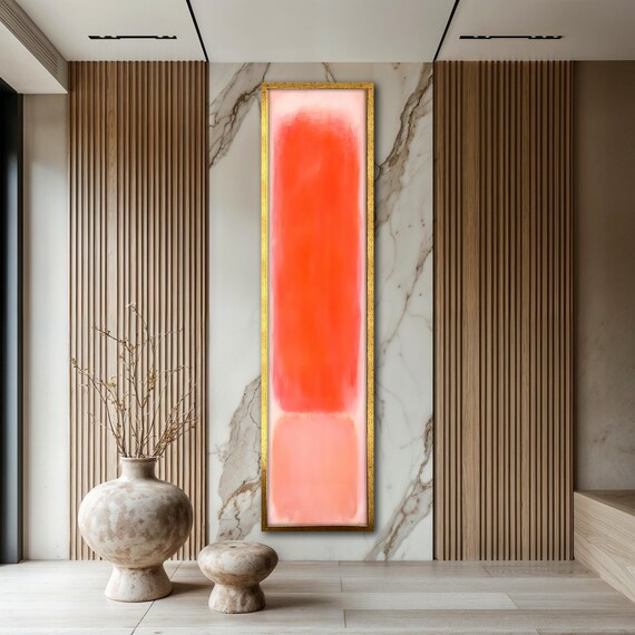 Mark Rothko Inspired Abstract Print Modern Home Decor Vertical Painting For Living Room Rothko Painting Unique Art Gift Idea