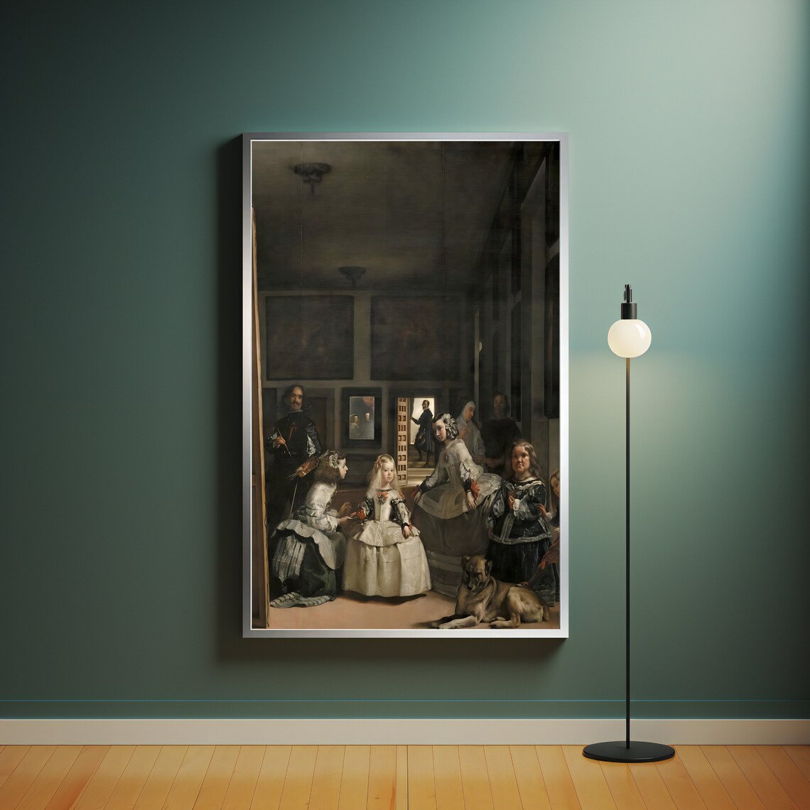 Diego Velzquez Print Las Meninas Reproduction Wall Art Framed Ready To Hang Framed Artwork Unique Gift - Image 4