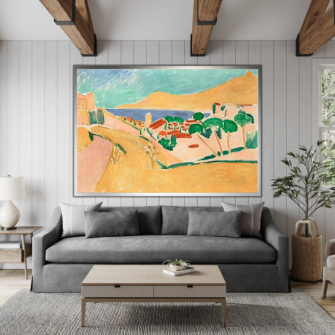 Henri Matisse Collioure Coastal Village Fauvist Landscape Art Poster - Image 3