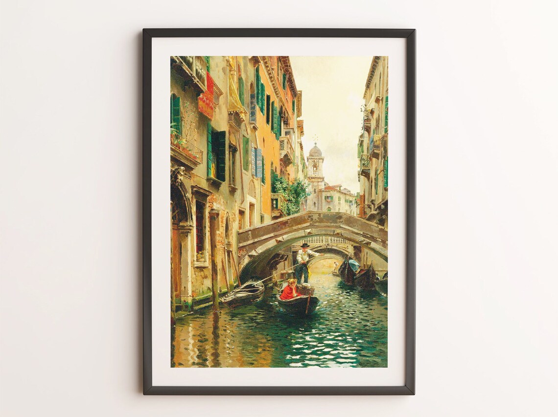 Vintage Venice Travel Poster, Cottage Decor - Image 4