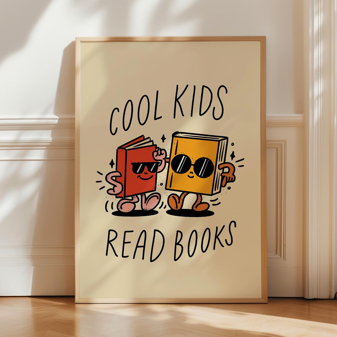 Cool Kids Read Books, Back To School Poster