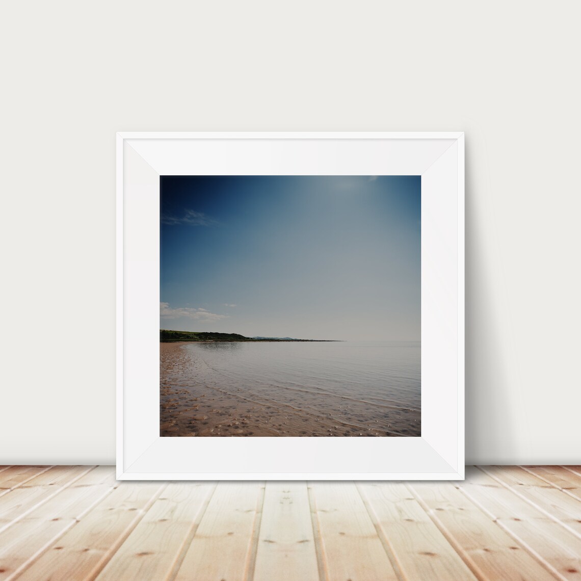 Scalpsie Bay Scotland Calm Shoreline Beach Photo Wall Art Decor