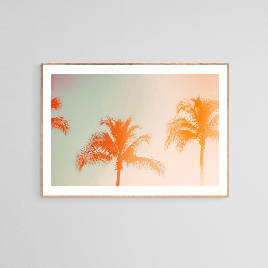 Palm Tree Print, Tropical Boho Art Print
