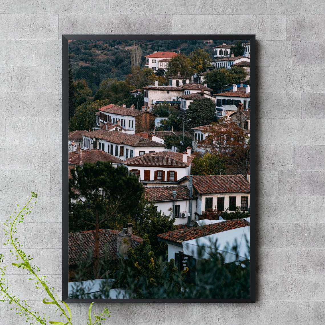 Sirince Village Turkey Aegean Town Rustic Architecture Photo Poster