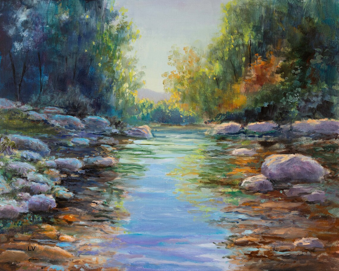 Buffalo National River Arkansas Landscape Art Print