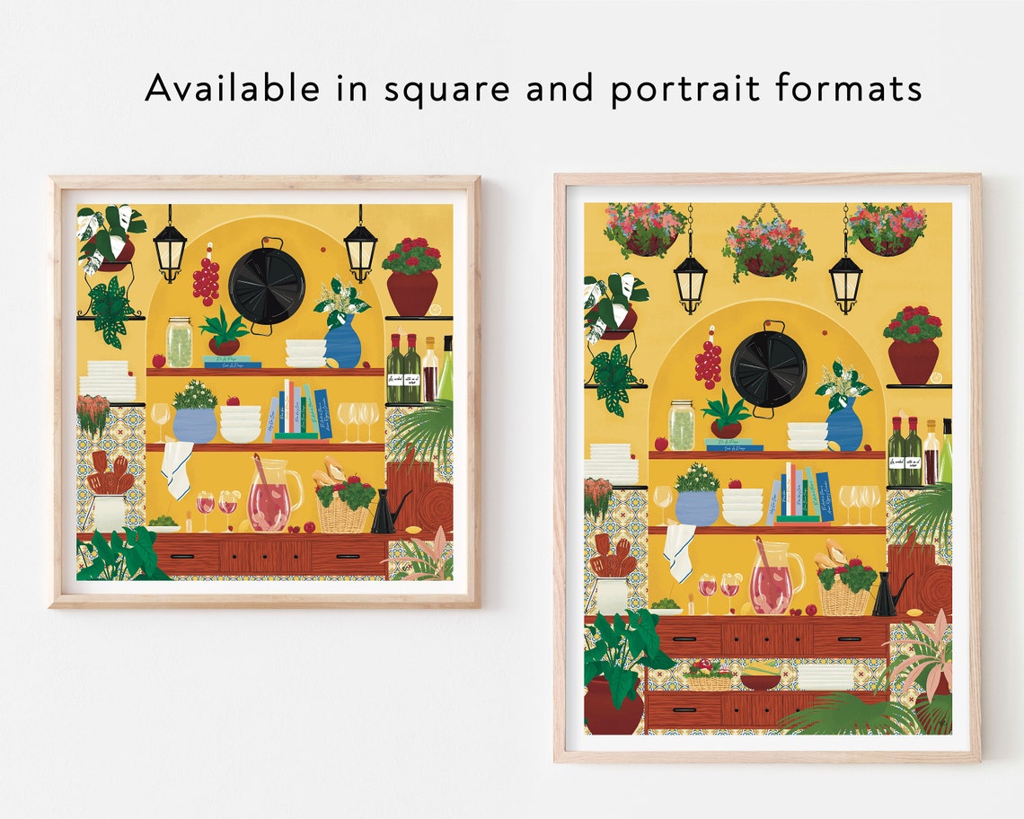 Spanish Tapas Kitchen Art Print, Spain Food Poster - Image 2
