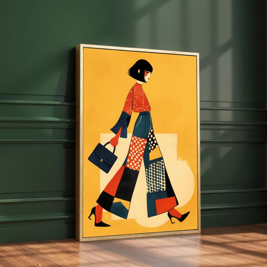 Fashion Woman Figure, Contemporary Statement Art