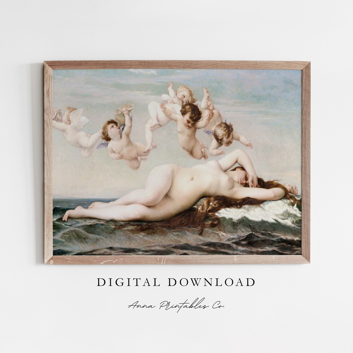 The Birth Of Venus Vintage Renaissance Art Print