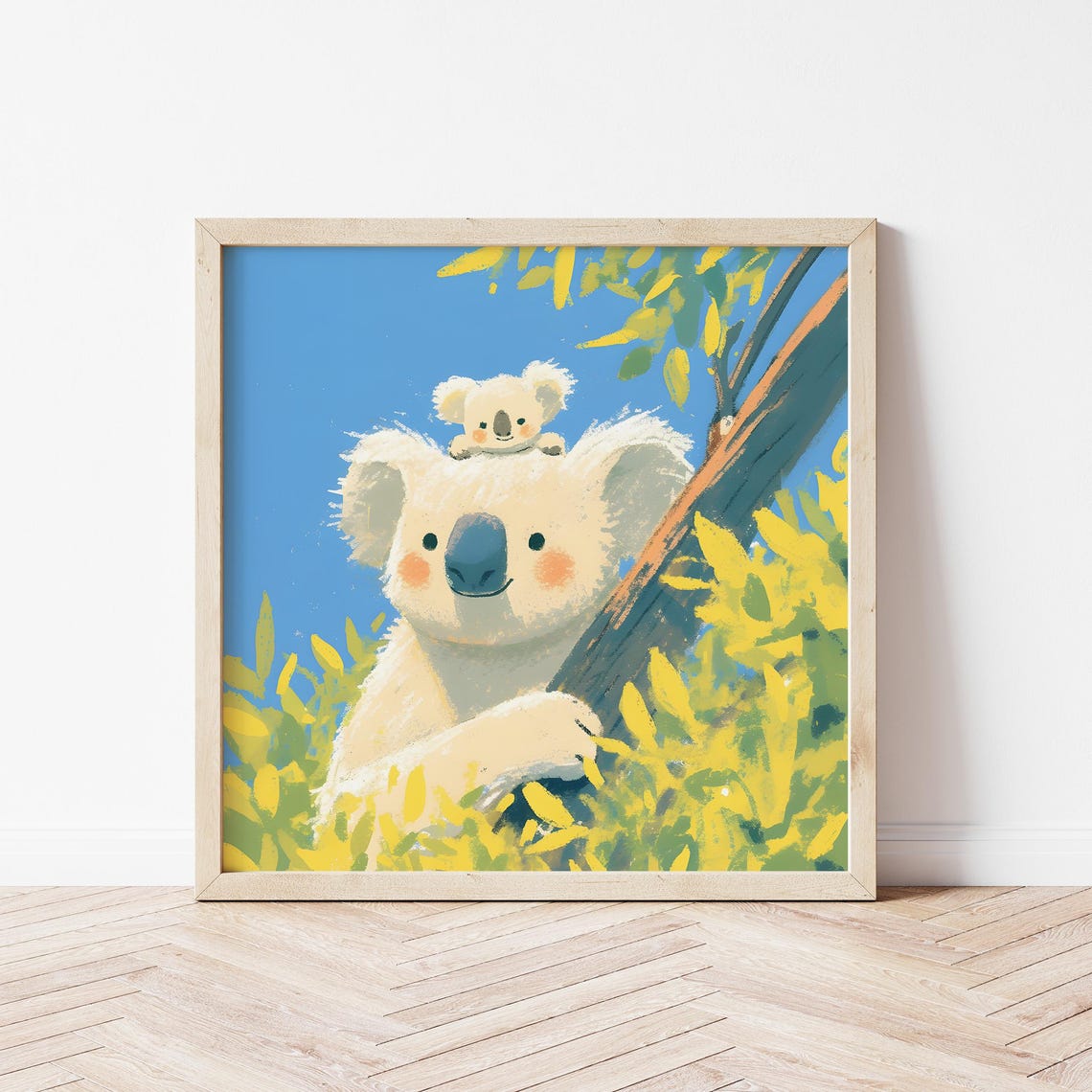 Koala Illustration Of Koala Bear Wall Art Of Animals Nursery Prints Of Birthday Gifts Of Koala Wall Dcor Of Australia Wall Art