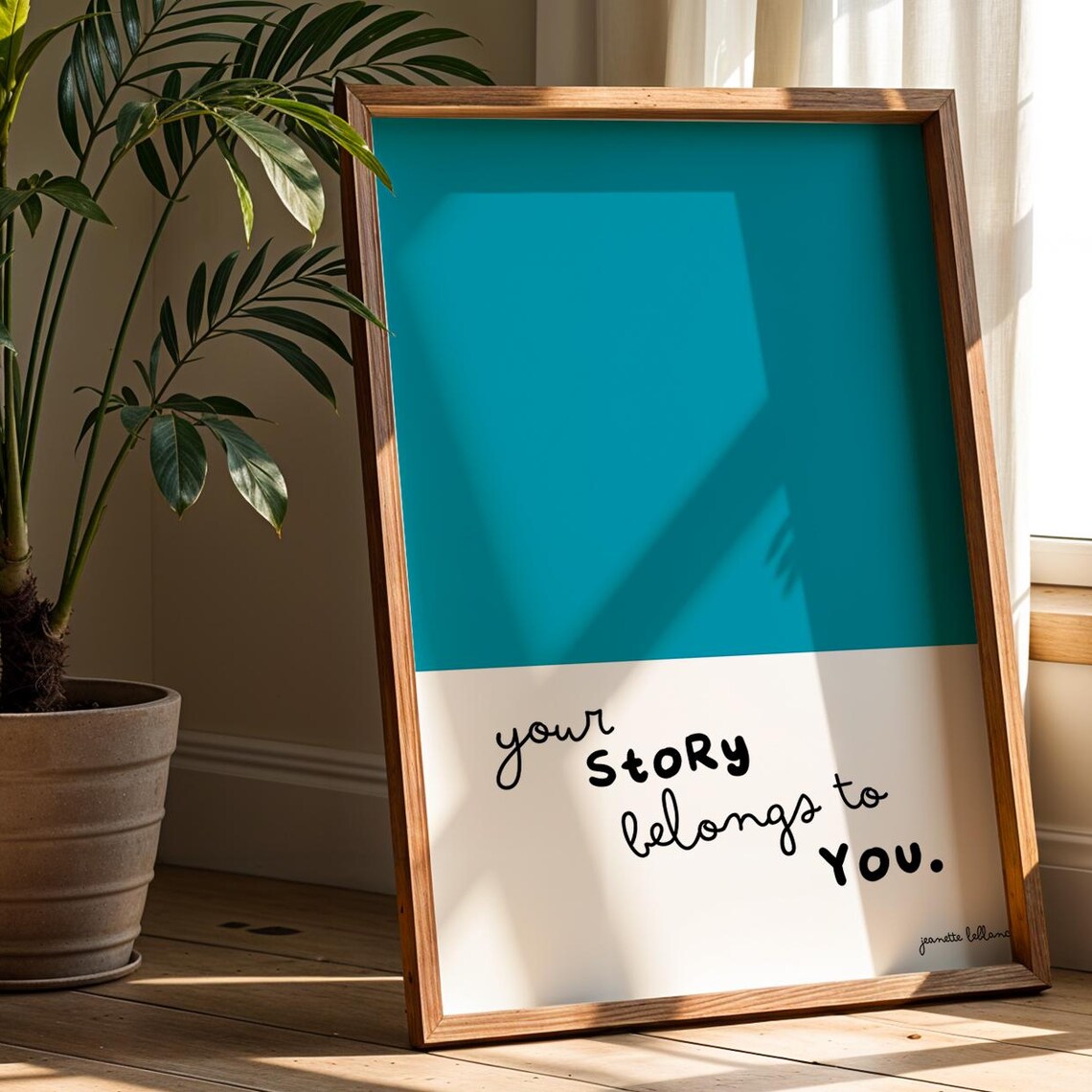 Own Your Story Quote, Empowerment Art Print
