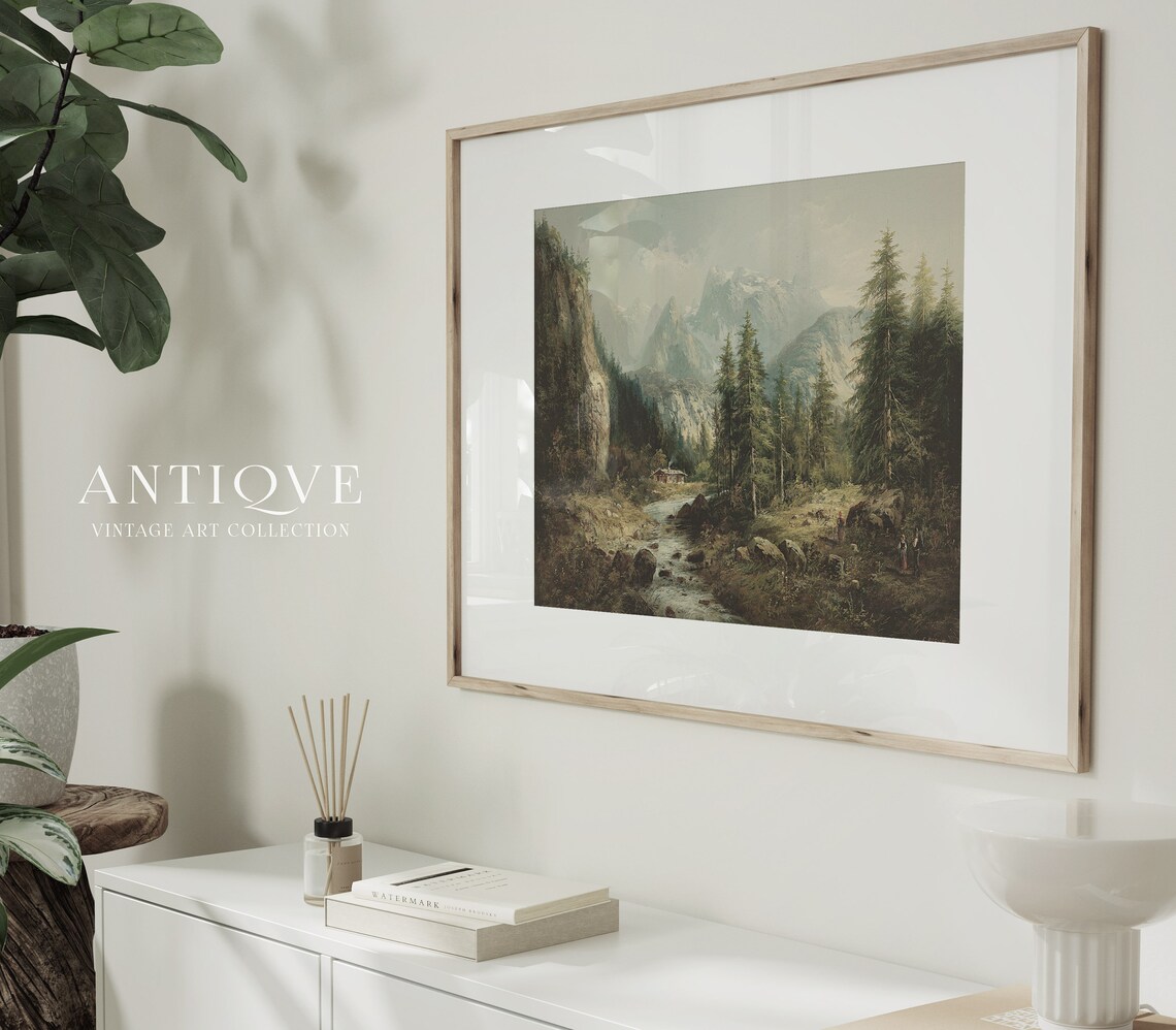 Vintage Forest Wall Art Print, Nature - Image 4