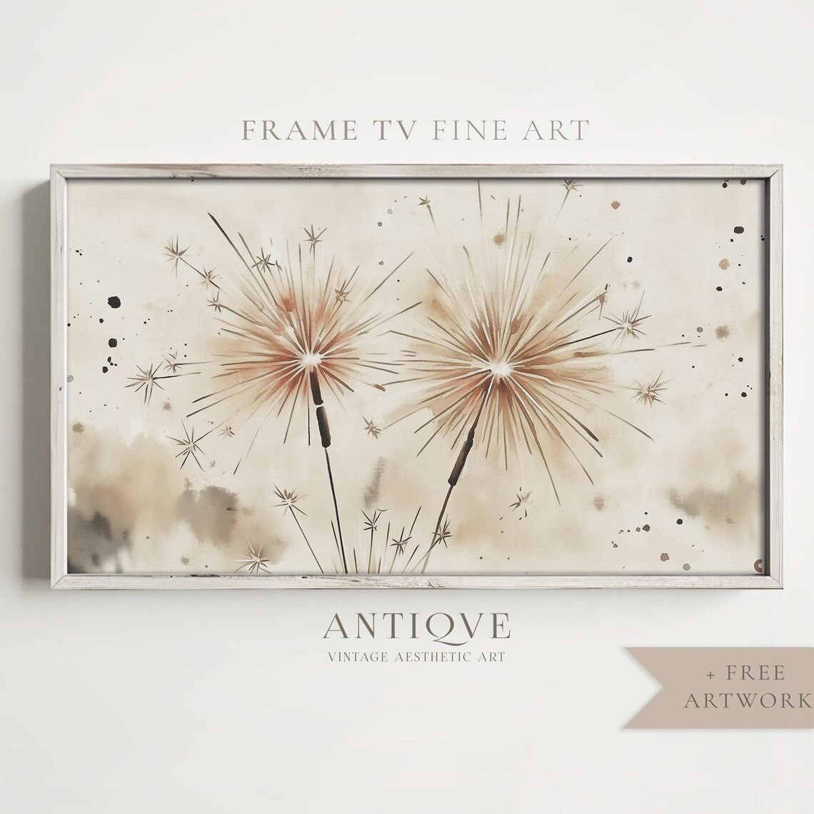 Frame TV Party Sparklers Sketch, New Year Decor - Image 4